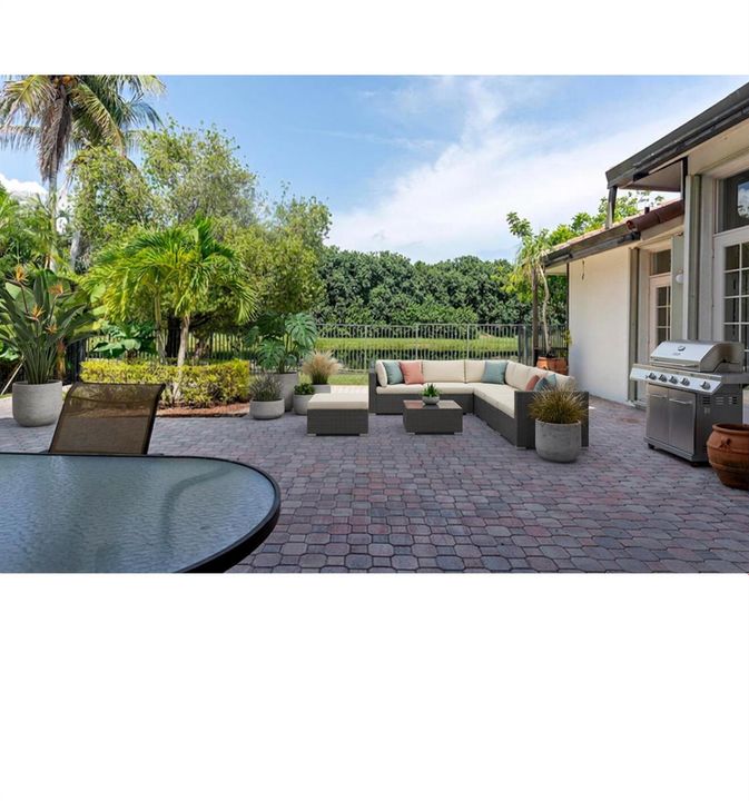 Patio - staged