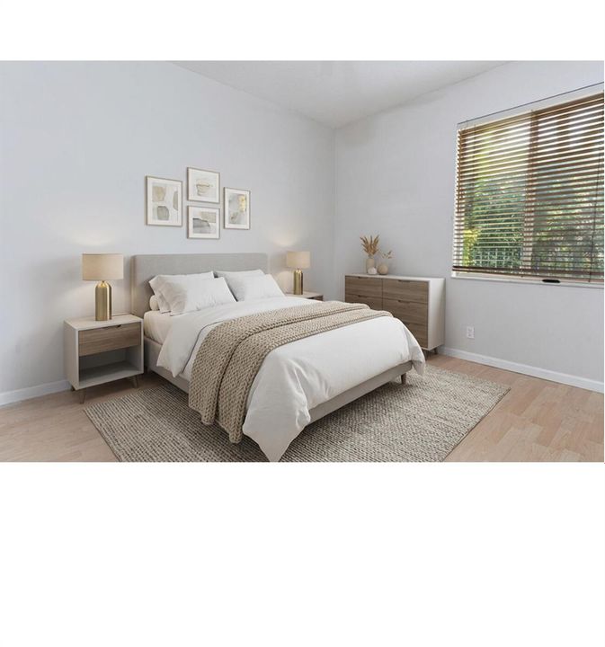 Bedroom - staged
