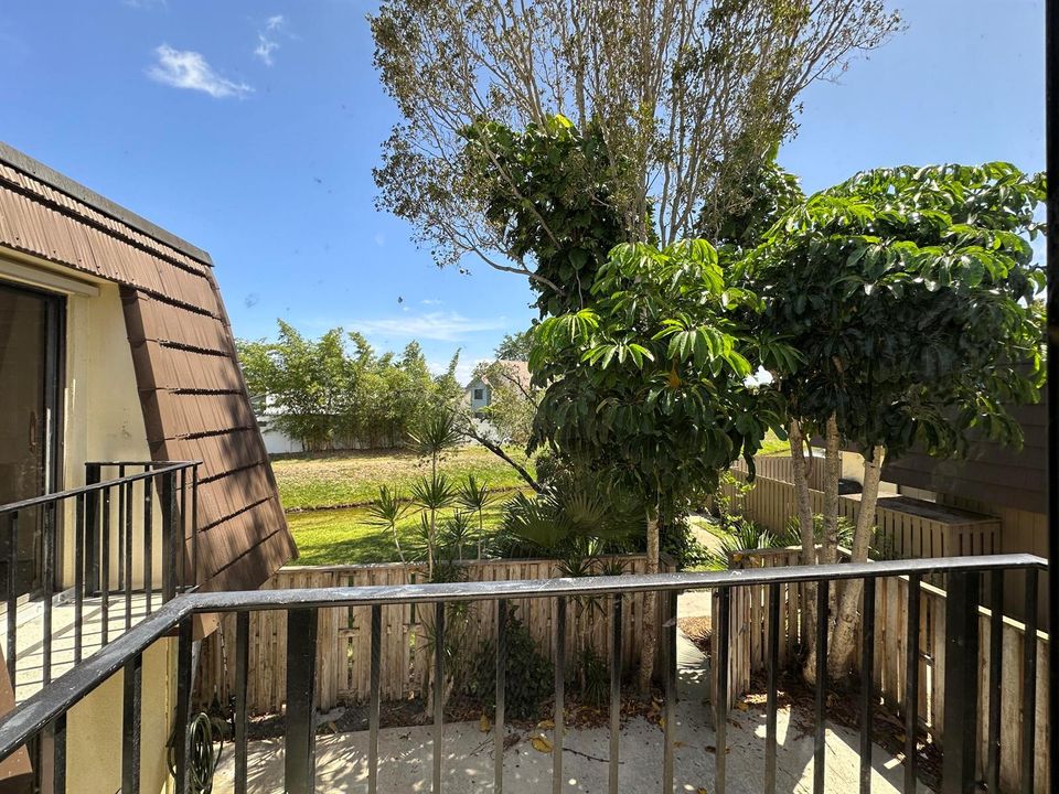 Balcony Overlooking Private Courtyard