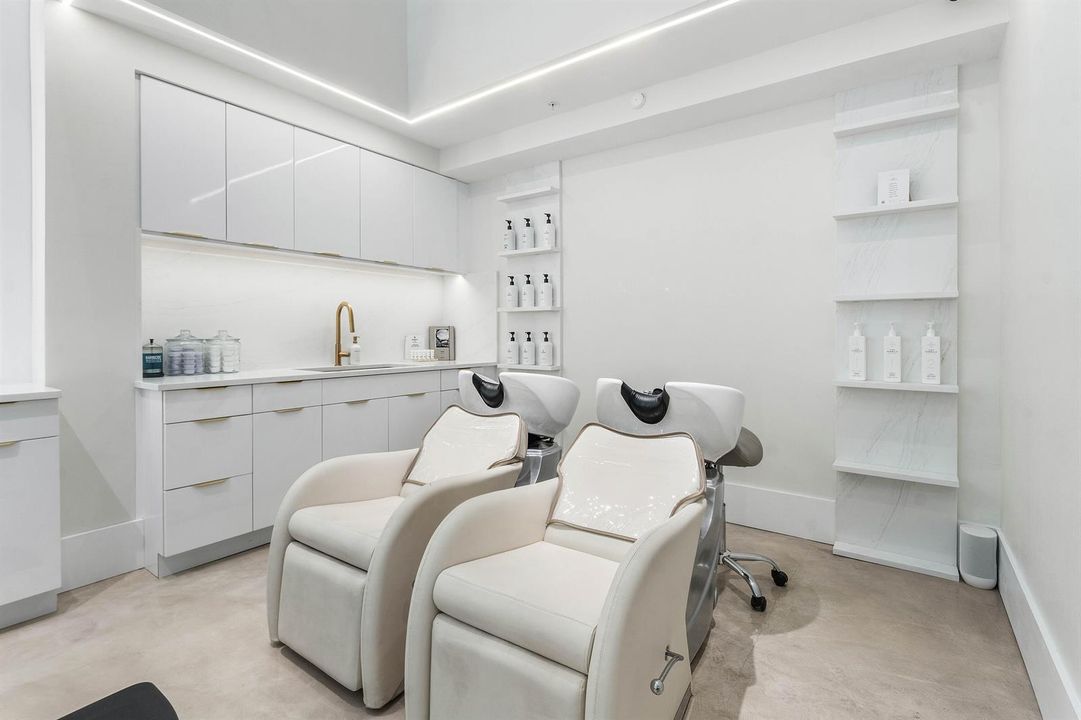 Shampoo Bowl Area