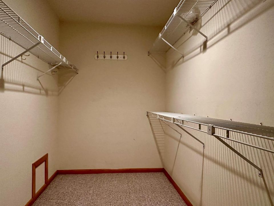 Primary walk-in closet