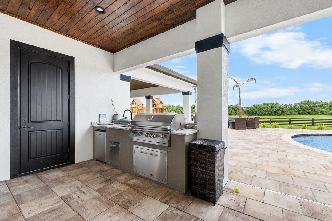Outside kitchen