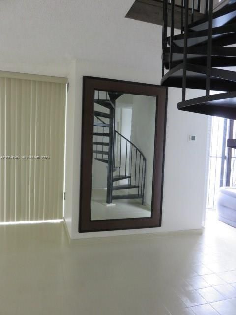 Mirror in living room