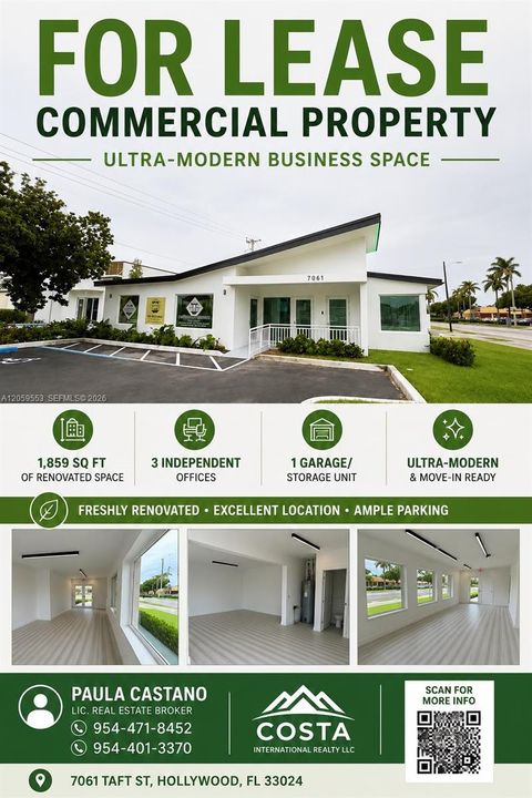 Property features and leasing information