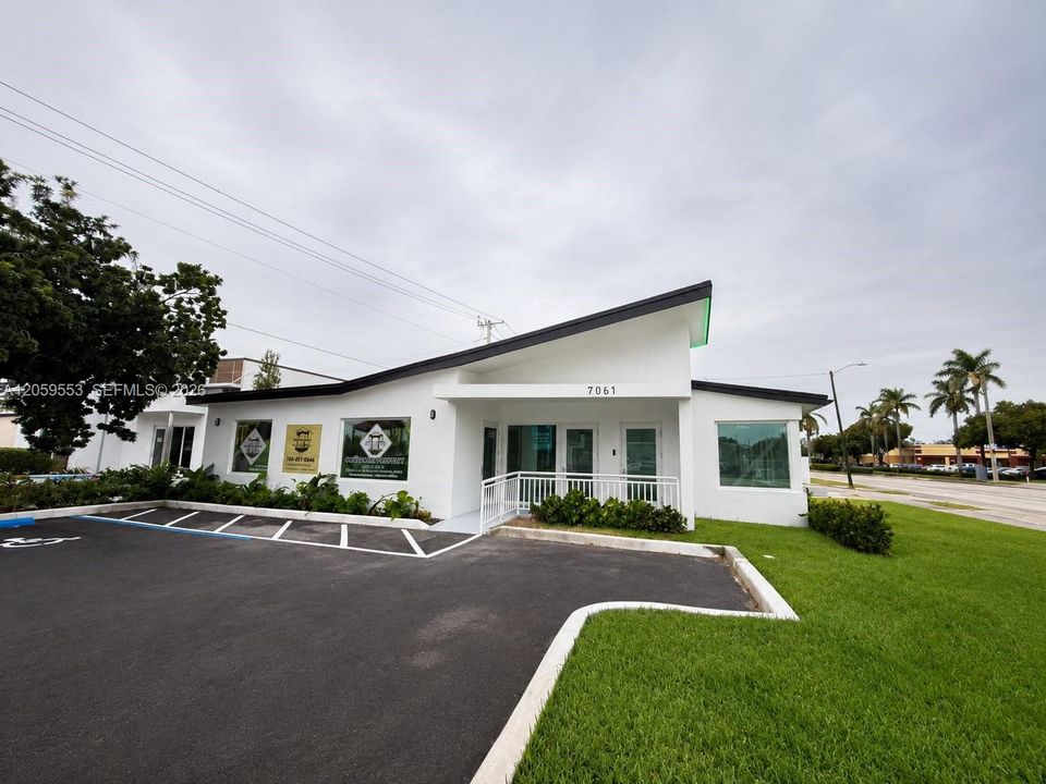 Modern renovated commercial building with excellent curb appeal