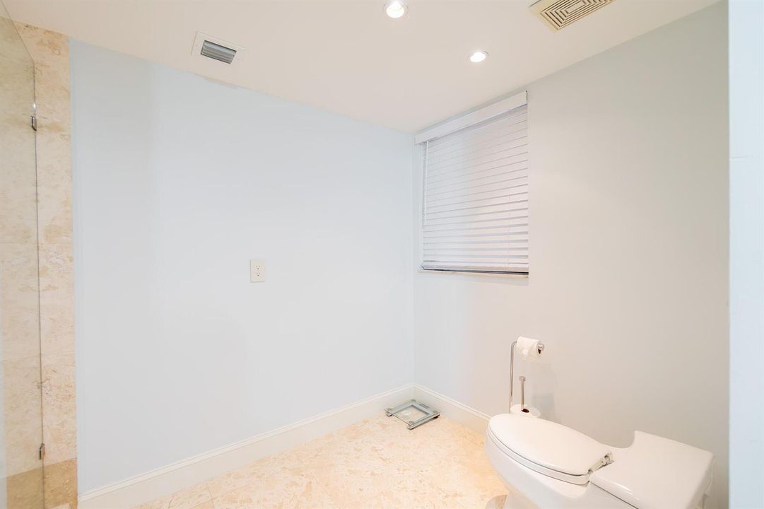 shower in master bath