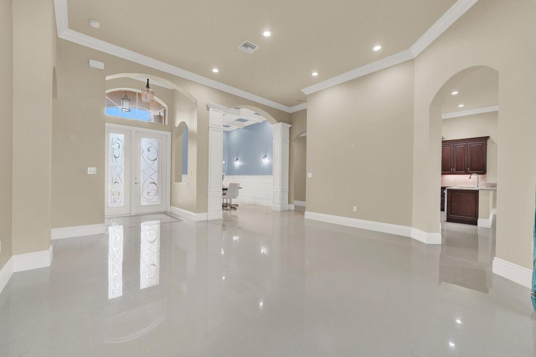 Grand Entry with Soaring Ceilings