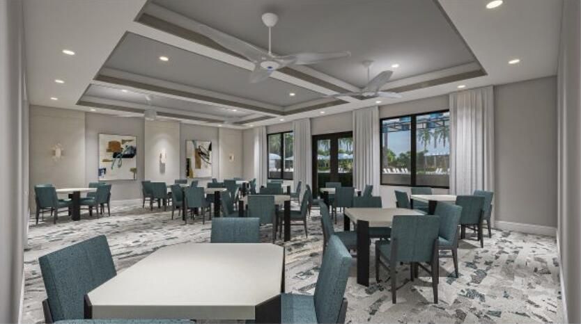 Clubhouse Card room
