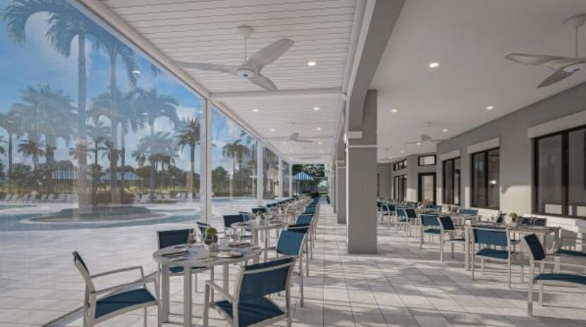 Outside patio