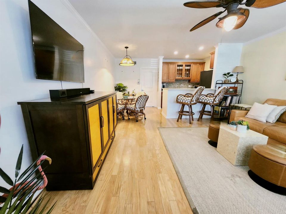 front door view of living room