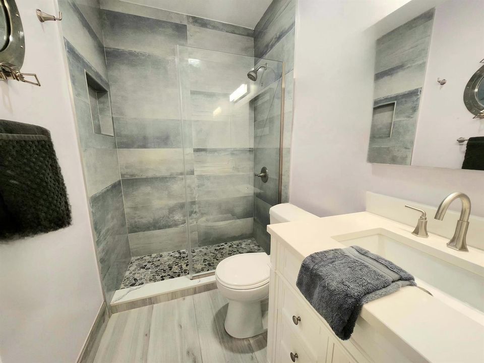 stand up shower