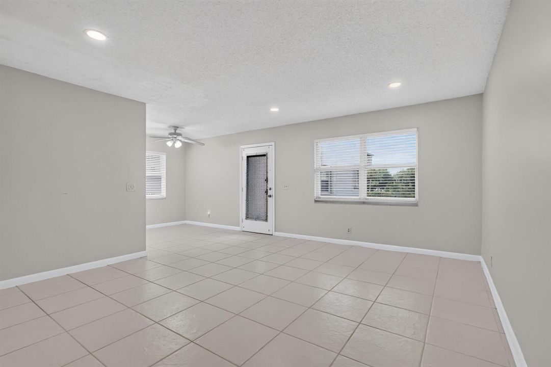 Living room & front door