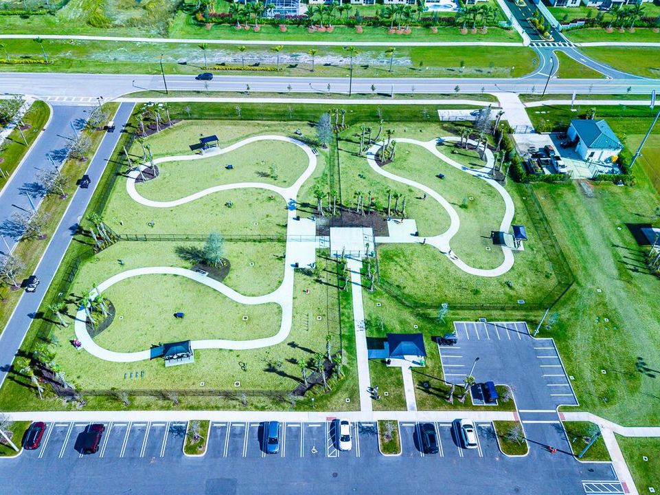 Dog park and ball field