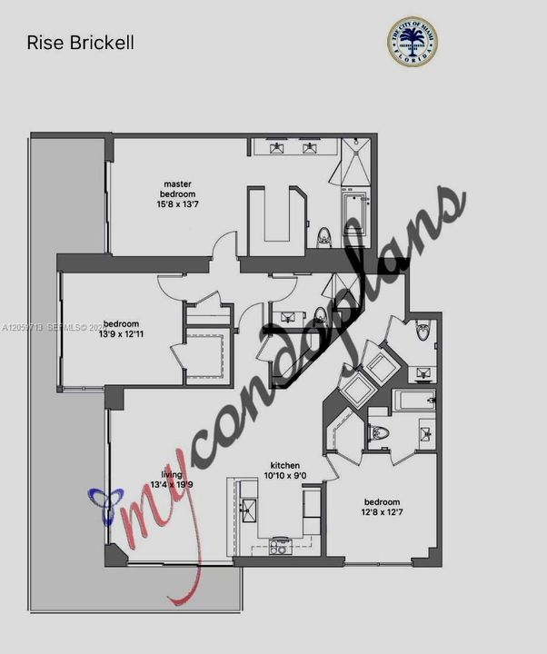 For Rent: $8,950 (3 beds, 3 baths, 1676 Square Feet)