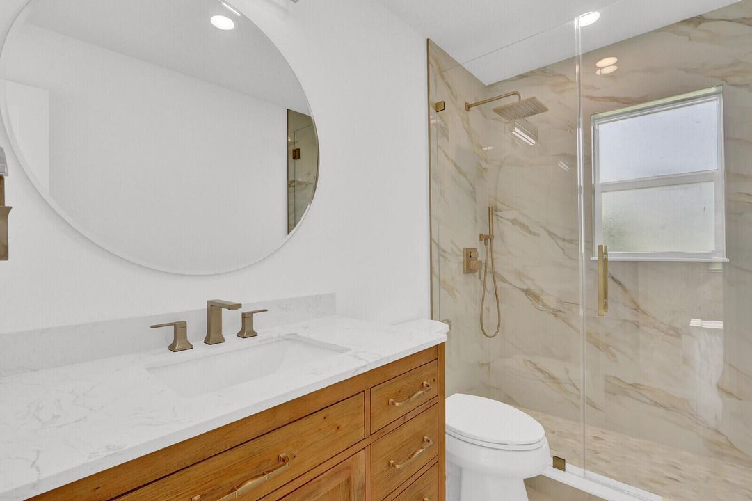 Fully renovated primary bathroom