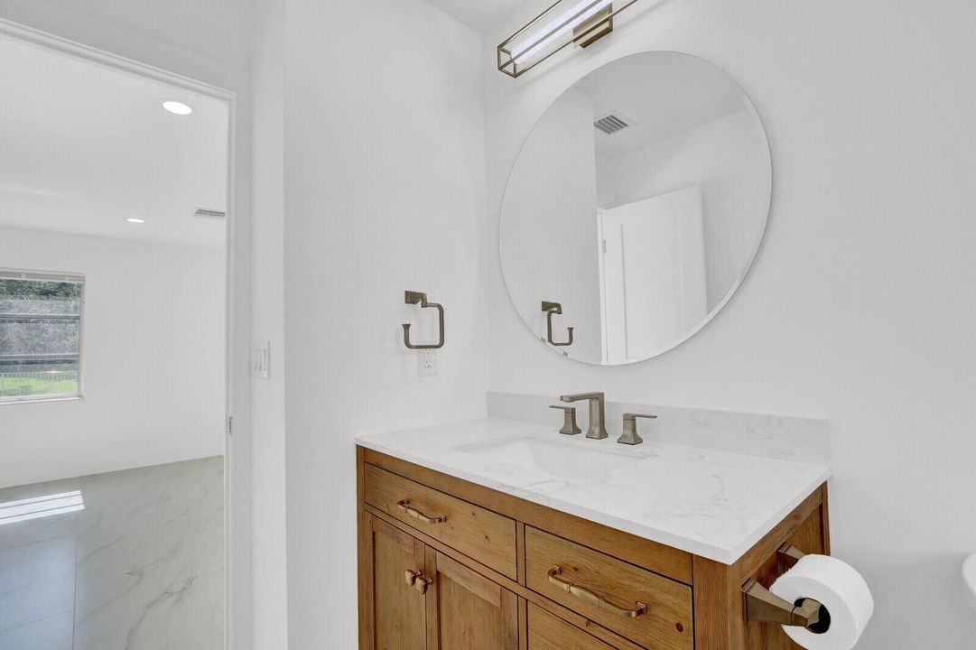 Fully renovated primary bathroom