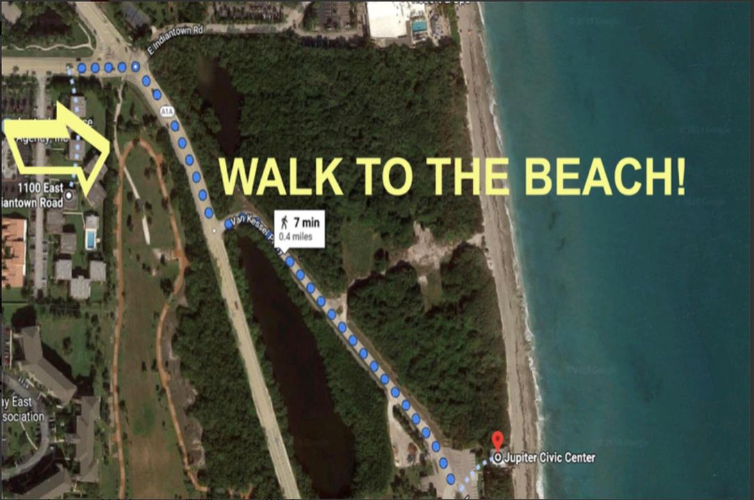 Walk to the beach