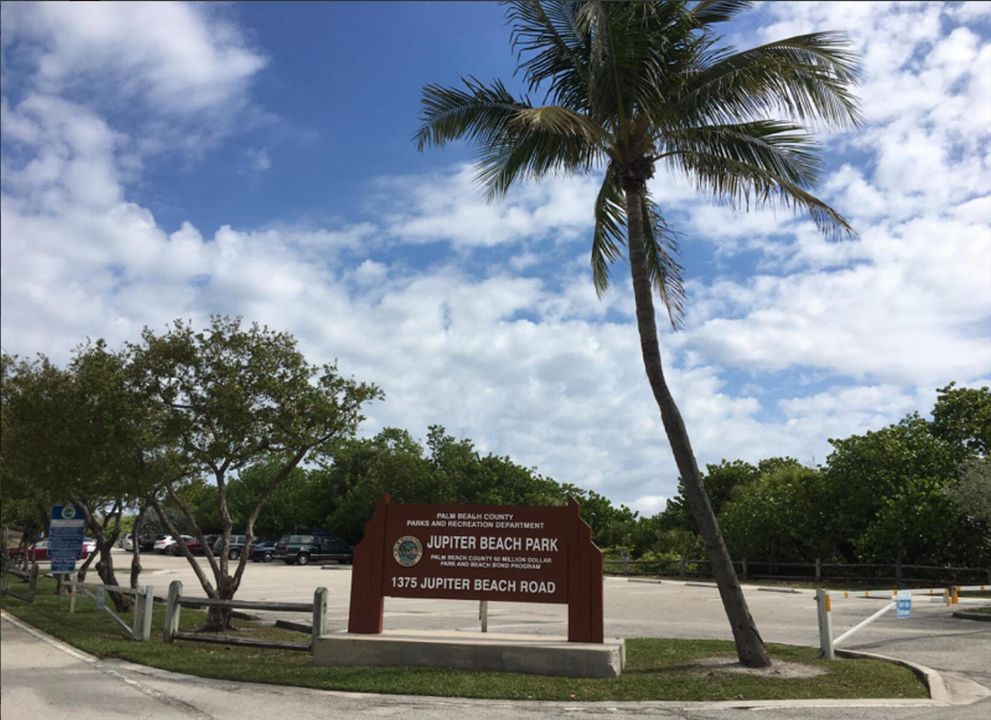 Jupiter Beach Sign