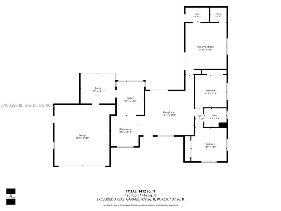На продажу: $677,999 (3 спален, 2 ванн, 1542 Квадратных фут)