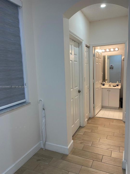 First floor, downstairs.