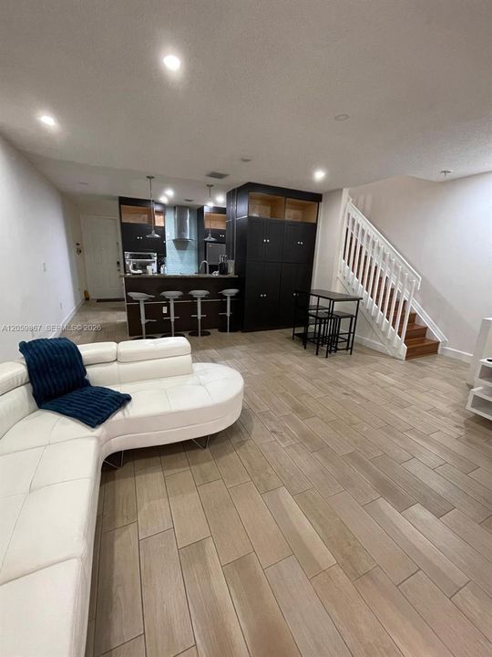 Dinning room/living room. Open-concept design