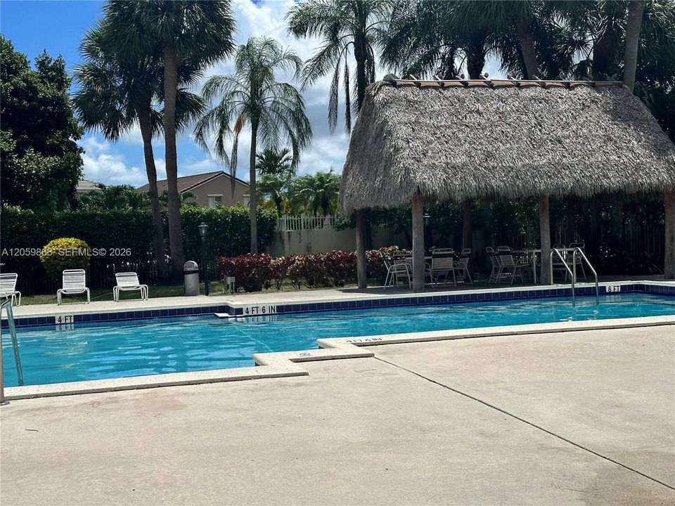 Pool and cabana