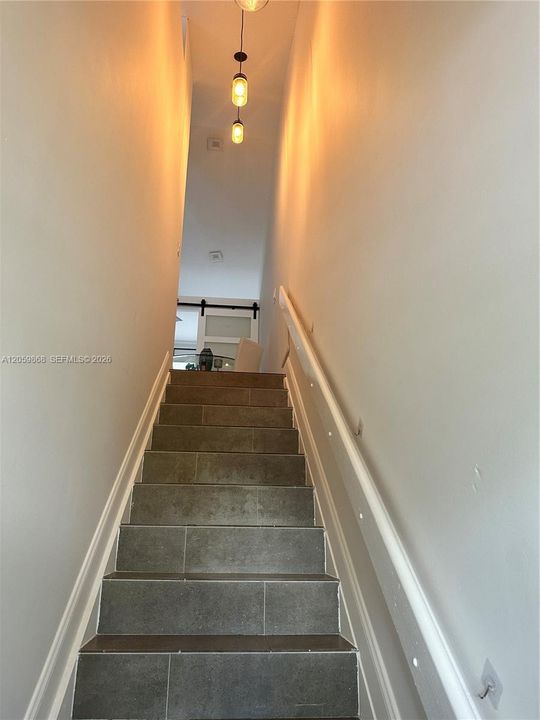 Stairs to go up to unit