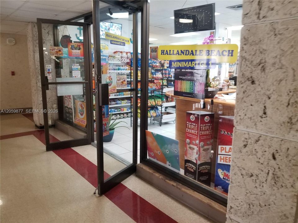Mini marts on  the oceanside and bayside too.