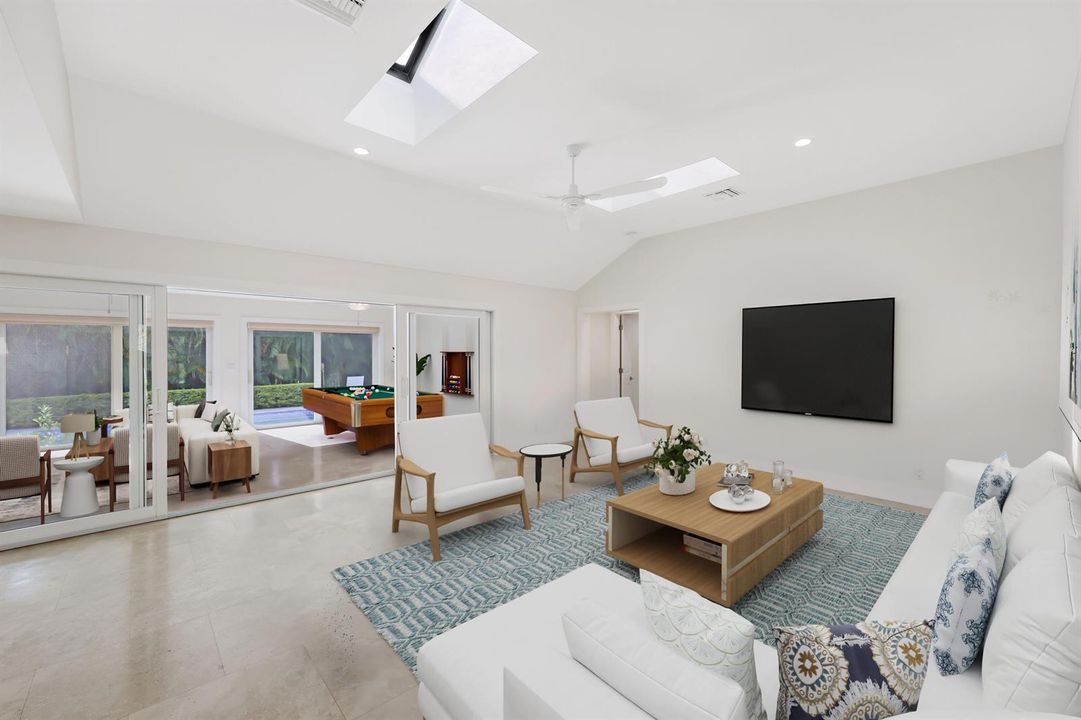 Living Room Virtually Staged