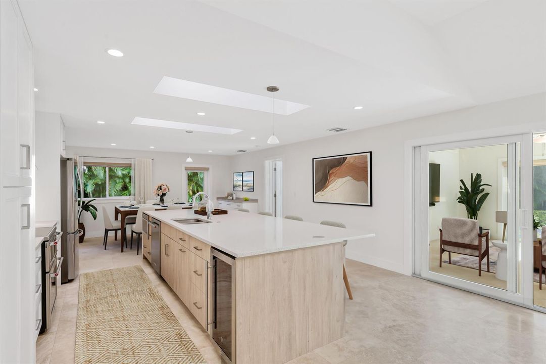 Kitchen/Dining Virtually Staged