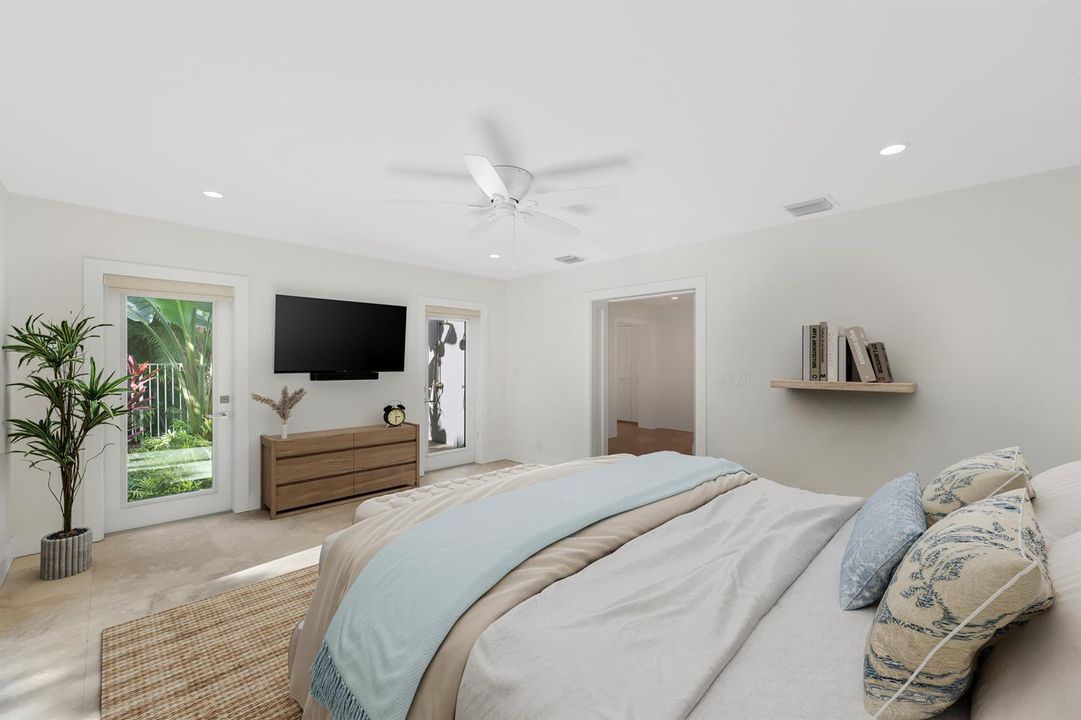 Primary Suite Virtually Staged