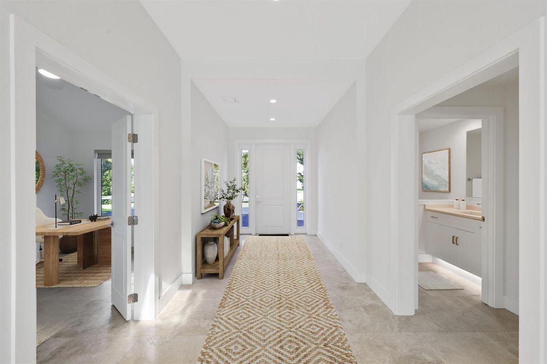 Entryway/Foyer Virtually Staged