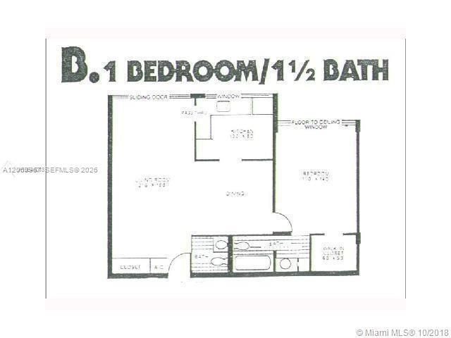 В аренду: $1,870 (1 спален, 1 ванн, 767 Квадратных фут)