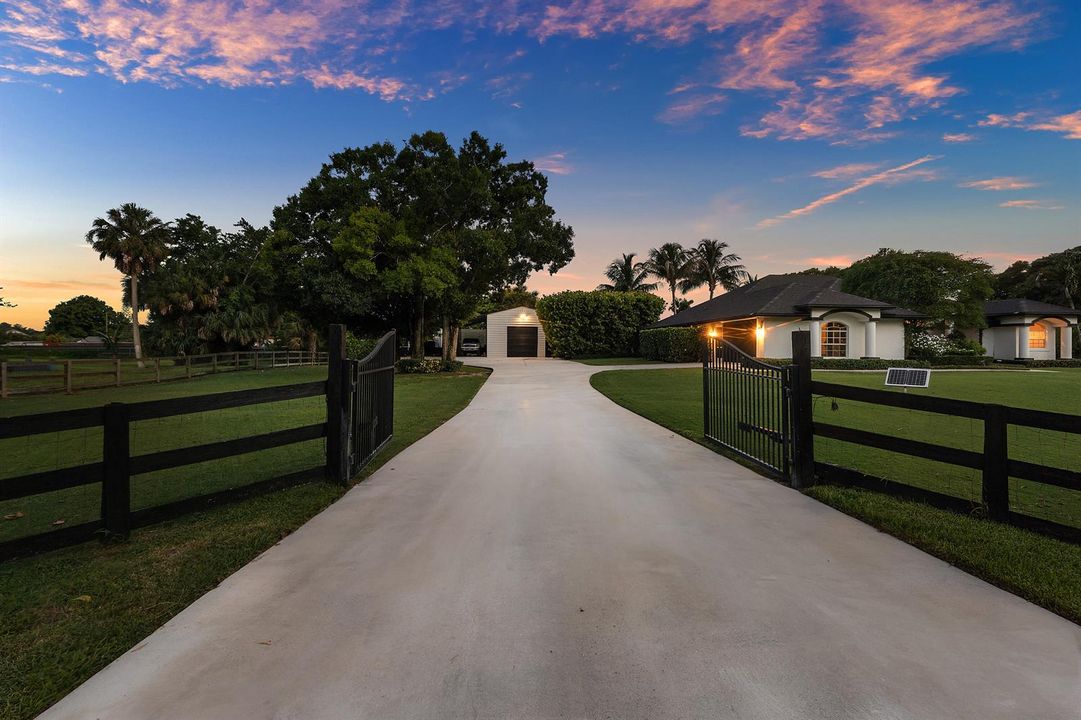 sunset exterior