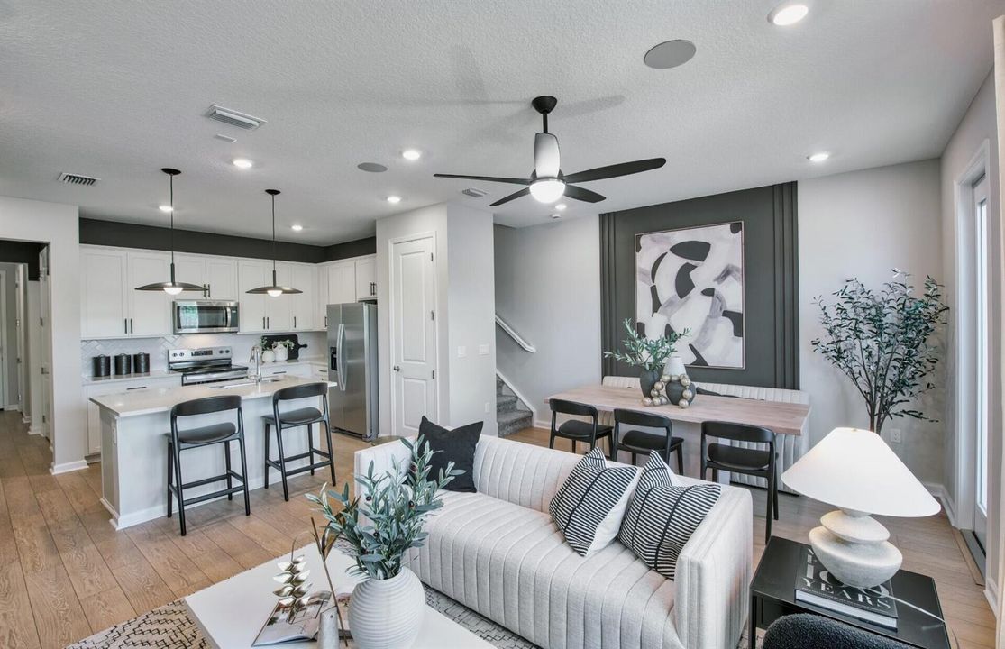 Latitude II Gathering and Kitchen Area -