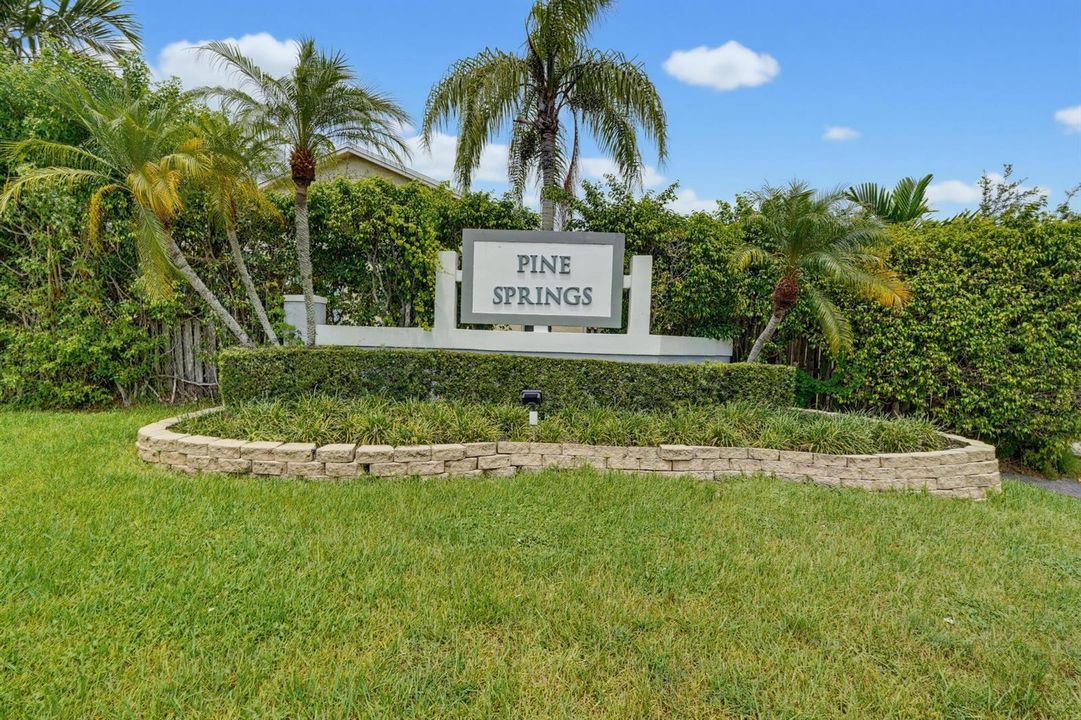 Pine Springs Entry