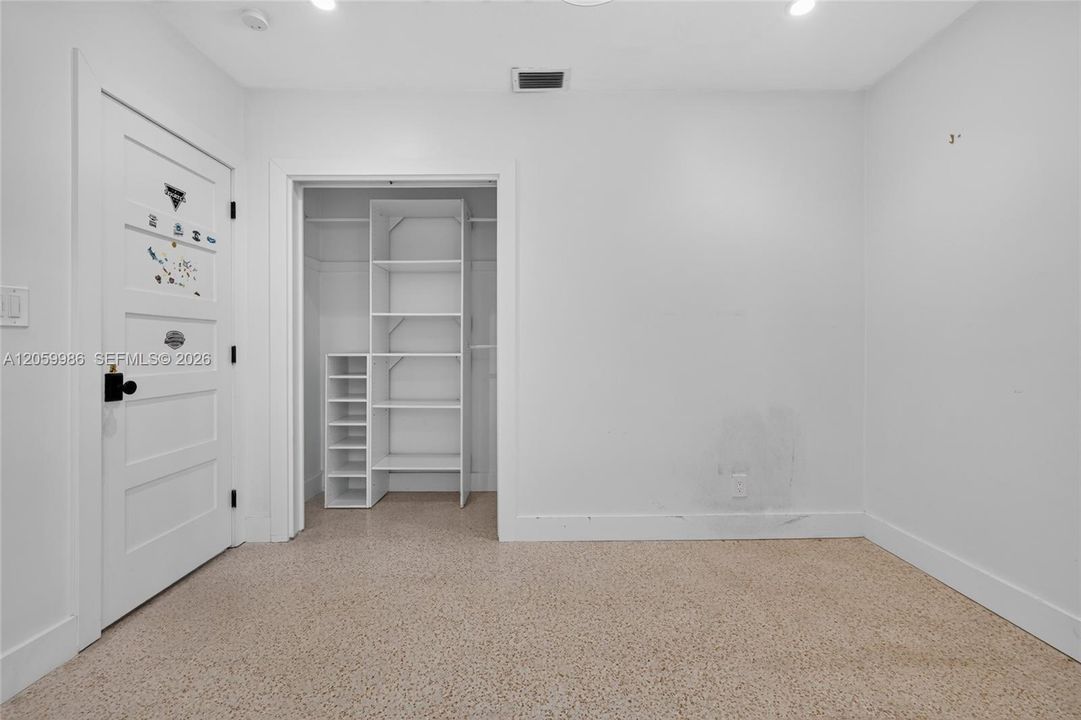 a secondary bedroom on SE corner