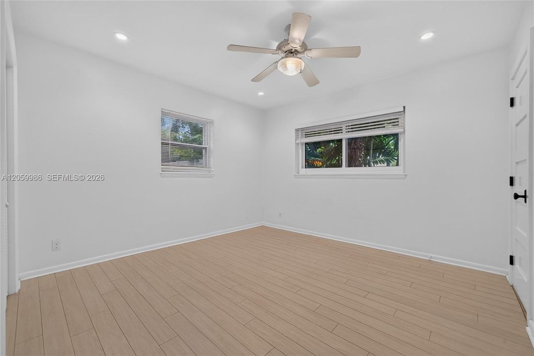 Another main bedroom view, facing SW corner