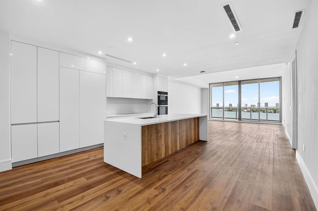 Kitchen and Living Area