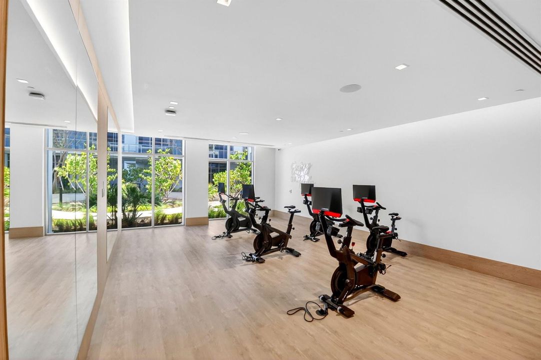 Amenities . Spinning Room
