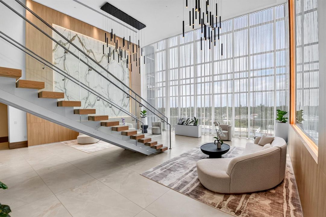 Amenities . Fifth Floor Lobby