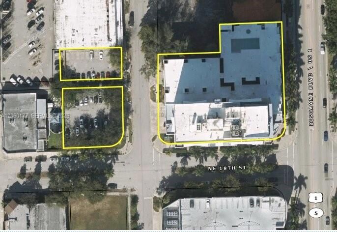The entire property that belongs to the building