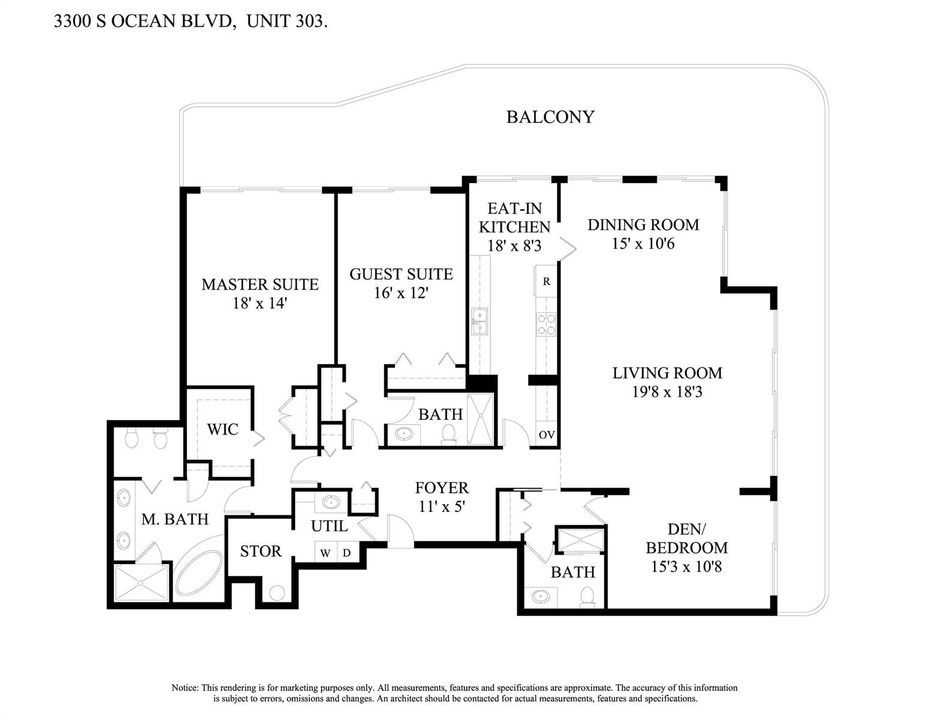 3300 S OCEAN BLVD, 303