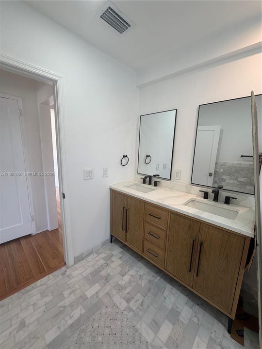 Double Vanity Bathroom