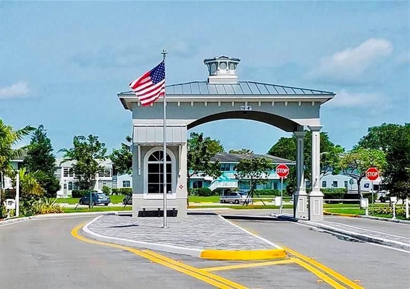 Century Village Gate entrance