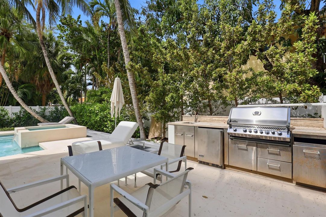 Outside kitchen