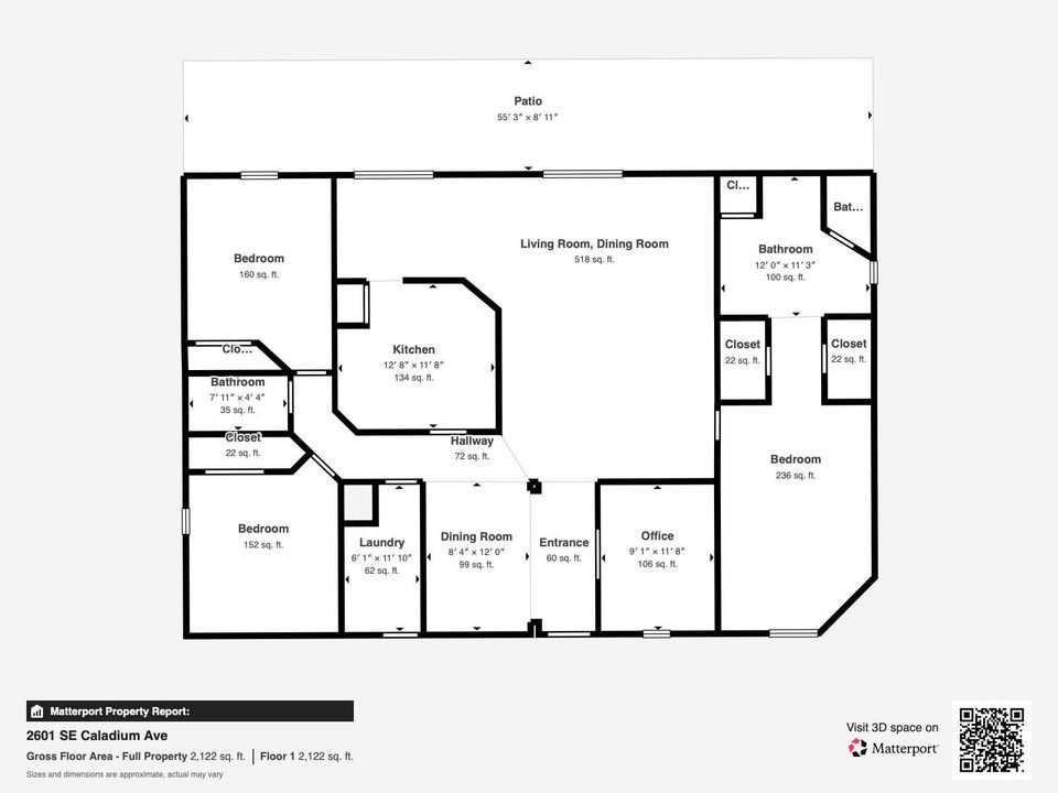floorplan2601 SE Caladium Ave - Floor 1