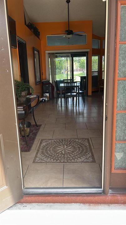 View From Front Door In