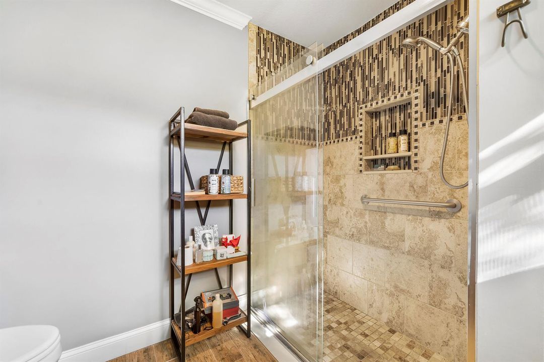 Master shower