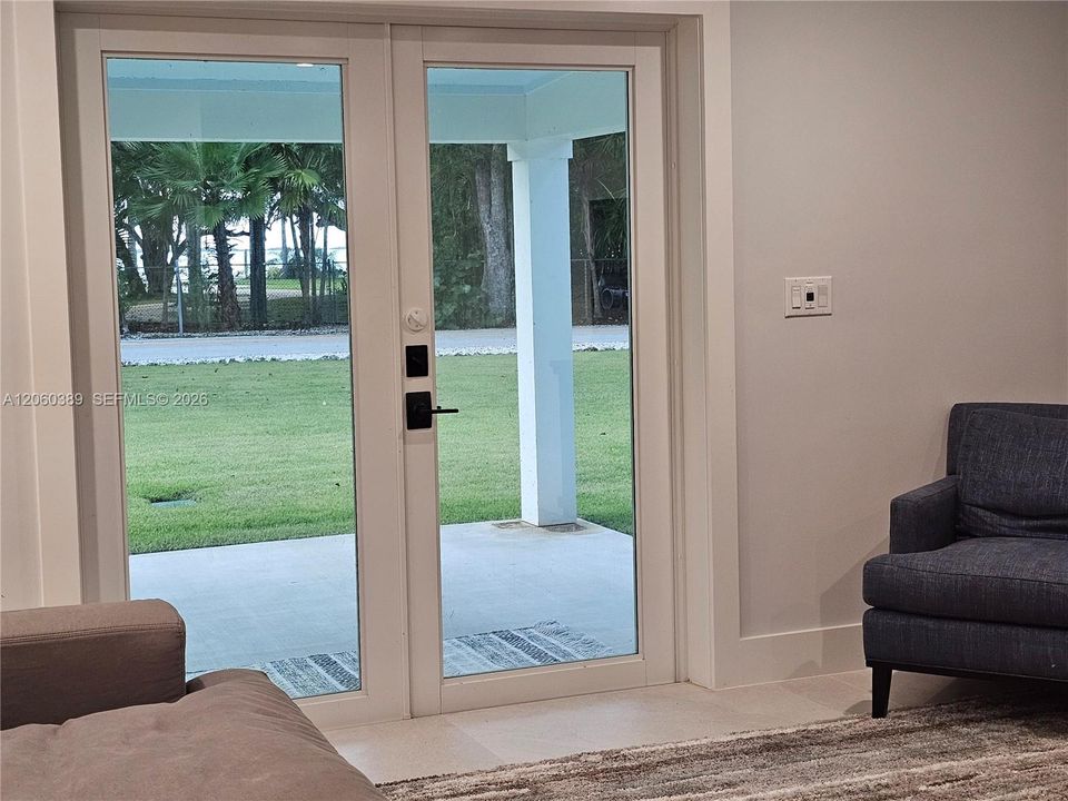 Water views from livingroom